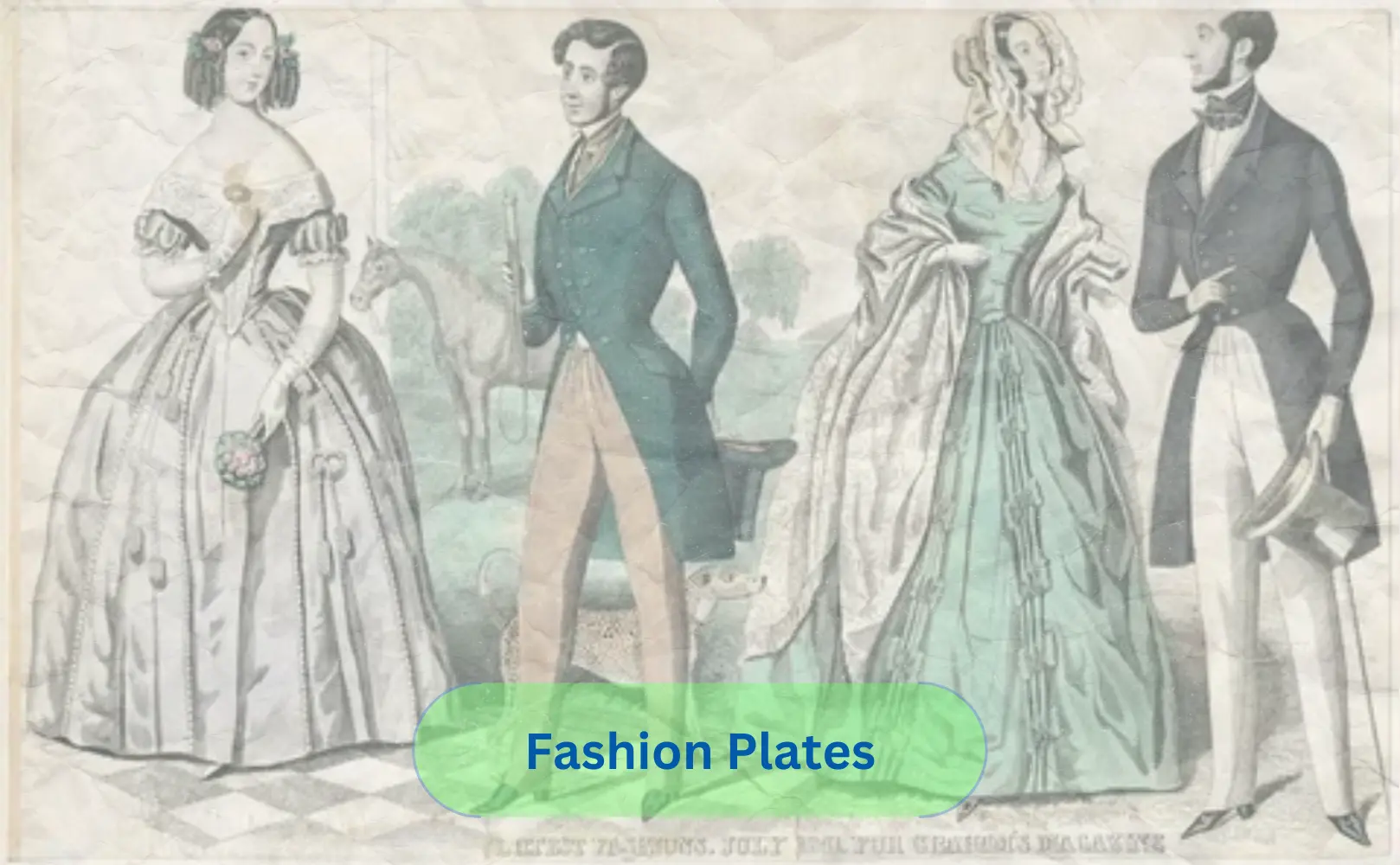 What are fashion plates