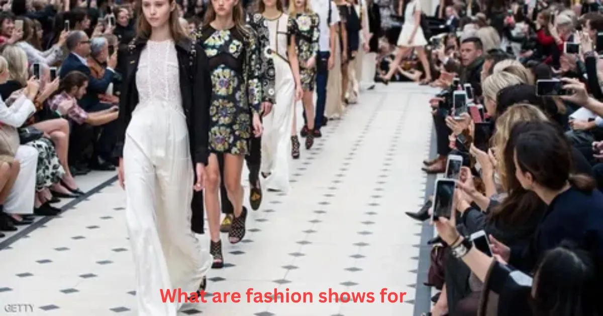 What Are Fashion Shows For